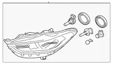 Фара FORD HS7Z-13008-E