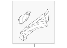 Кронштейн бампера AE8Z-16018-A FORD