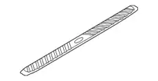 Накладка подножки правая BC3Z16490B FORD