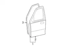 Панель двери передней левой 8L8Z-7820201-B FORD