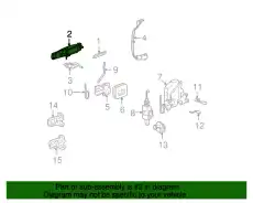 Ручка двери FORD 7W1Z-5422405-BE