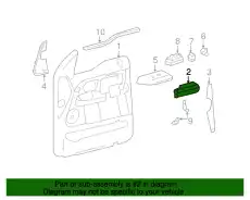 Ручка двери FORD 4L3Z-1524141-BAC