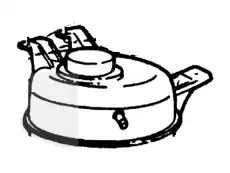 Расширительный бачок FORD 4C2Z-8A080-BC
