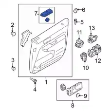 Ручка двери FORD 9T4Z-14525-AC