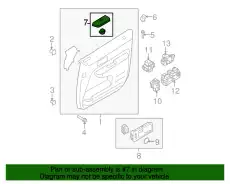 Ручка двери FORD 9T4Z-14525-AC