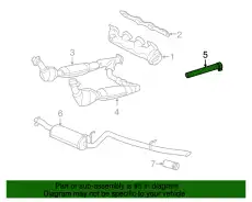 Глушитель средняя часть 6L3Z-5A212-A FORD