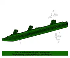 Подножка 9L3Z-16450-DA FORD