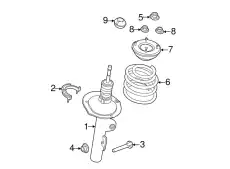 Пружина передней подвески DB5Z-5310-H FORD