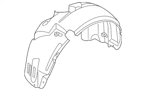 Подкрылок FORD AE8Z-16103-C