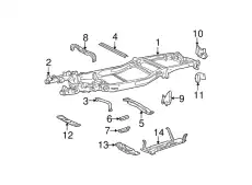 Кронштейн бампера F75Z-17N775-DA FORD