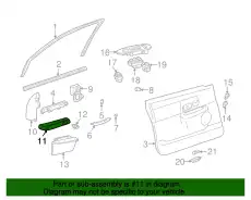 Ручка двери FORD 3W1Z-5424140-AAD