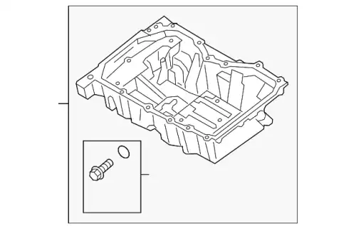 Поддон картера двигателя FORD GB5Z-6675-A