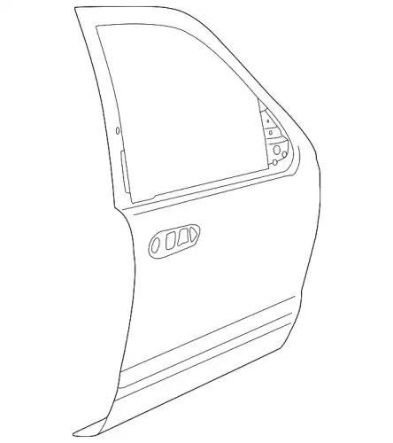 Панель двери передней правой 3L2Z-7820200-AA FORD