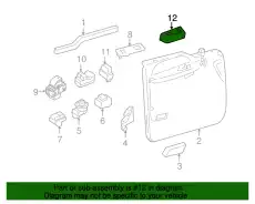 Ручка двери FORD 8C3Z-14527-HA