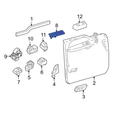 Ручка двери FORD 8C3Z-14527-SA