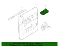 Ручка двери FORD 8C3Z-14527-SA