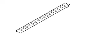 Накладка порога двери 9C3Z-2813209-CA FORD