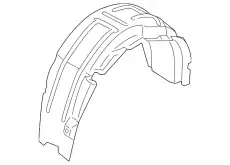 Подкрылок FORD DS7Z-58278B51-B