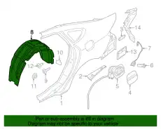 Подкрылок FORD DS7Z-58278B51-B