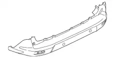 BUMPER ASY - REAR DT1Z-17906-BC FORD