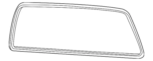 Уплотнитель стекла заднего 1C3Z-2542084-AA FORD