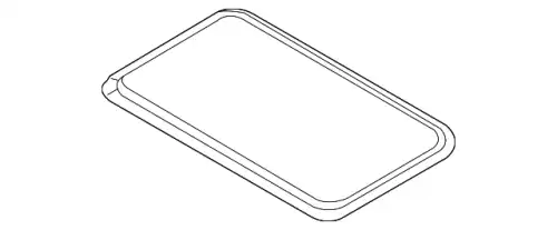 Уплотнитель стекла люка 8G1Z-5452124-AB FORD