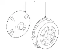 CLUTCH ASY JR3Z-7B546-A FORD