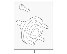 Ступица FORD 6L8Z-1109-AA