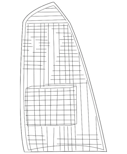 Фонарь задний FORD 1S4Z-13404-CA
