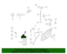 Ручка двери FORD BE5Z-5426684-B
