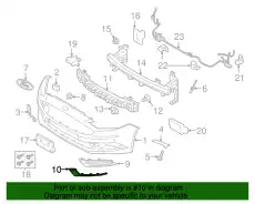 BRACKET FOG LAMP HS7Z-15266-AA FORD