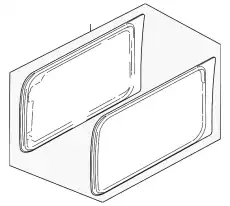 Стекло боковое 8L7Z-7829701-A FORD