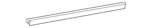 Уплотнитель двери FORD 8L1Z-7825596-AA