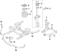 Рычаг подвески FORD FR3Z-3078-E