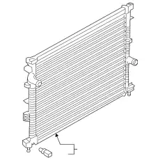 RADIATOR ASY F2GZ-8005-C FORD