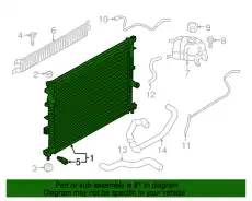 RADIATOR ASY F2GZ-8005-C FORD