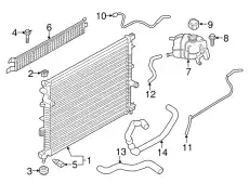 RADIATOR ASY F2GZ-8005-C FORD