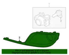 Решетка бампера FORD DE9Z-17E810-AA