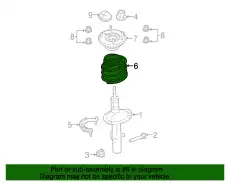 Пружина передней подвески 8A8Z-5310-B FORD