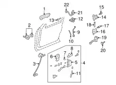Ручка двери FORD 7L2Z-78224A52-AB