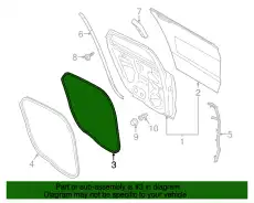 WEATHERSTRIP DS7Z-5425325-F FORD
