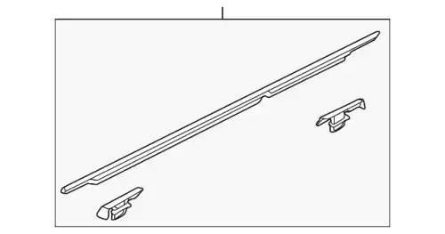 Уплотнитель двери FORD AE9Z-7425597-C