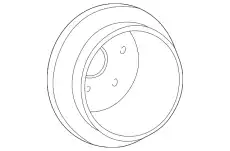 Тормозной диск FORD 5C5Z-2C026-B ,
