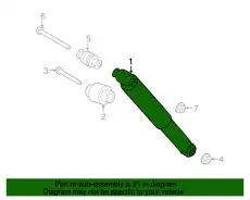 SHOCK ABSORBER ASY CK4Z-18125-S FORD