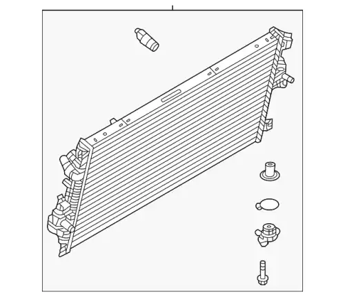 RADIATOR ASY BC3Z-8005-K FORD