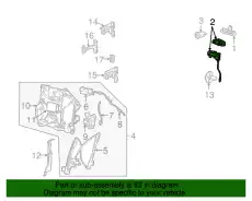 Ручка двери FORD 6W4Z-5422405-APTM