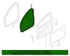 WEATHERSTRIP ASY - DOO BM5Z5820709B FORD