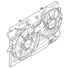 MOTOR AND FAN ASY - EN BA8Z-8C607-G FORD