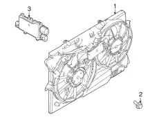 MOTOR AND FAN ASY - EN BA8Z-8C607-G FORD