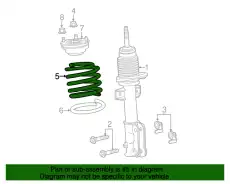 Пружина передней подвески BR3Z-5310-E FORD